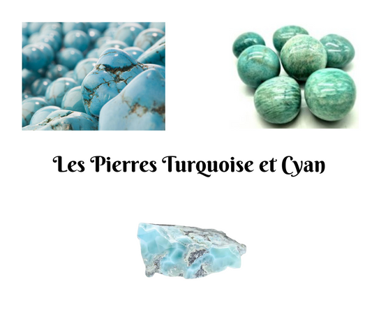 Les Pierres en Lithothérapie : Focus sur les Nuances Turquoise et Cyan