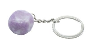 Porte clé en Lépidolite