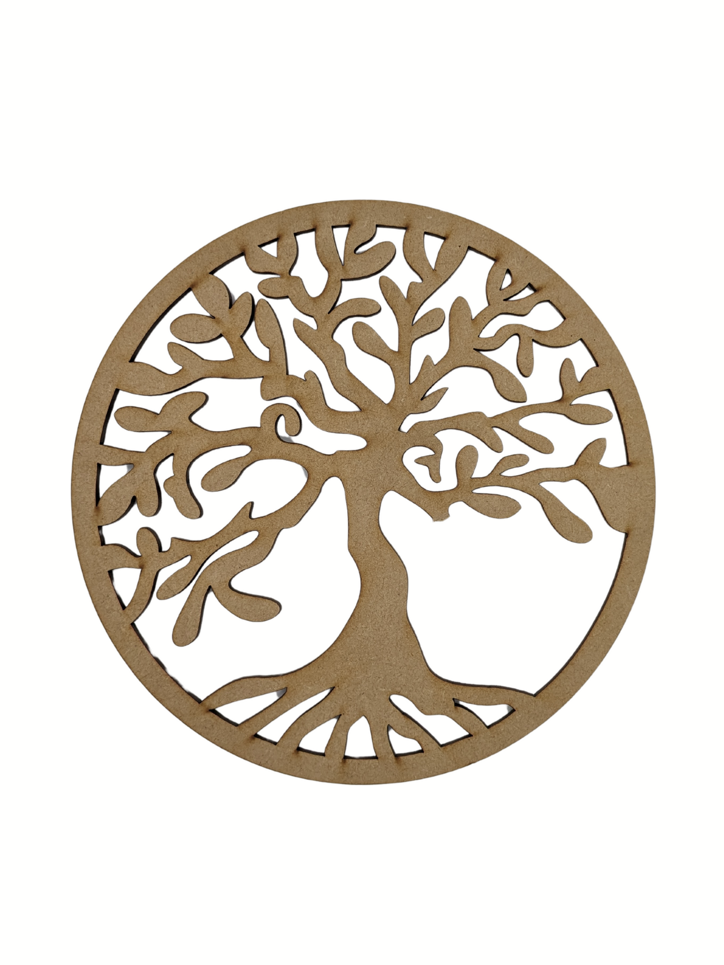 Plaque Bois Arbre de Vie Sculptée