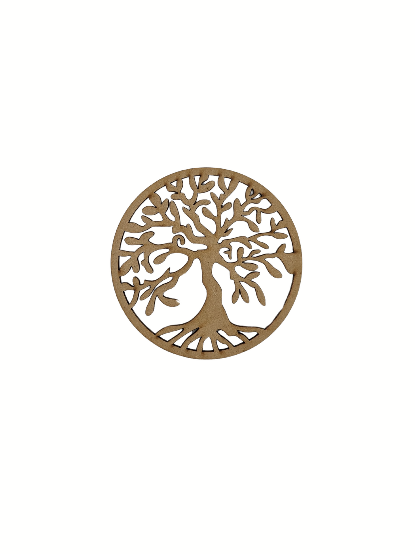 Plaque Bois Arbre de Vie Sculptée