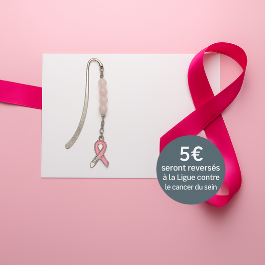 Marque page Octobre rose
