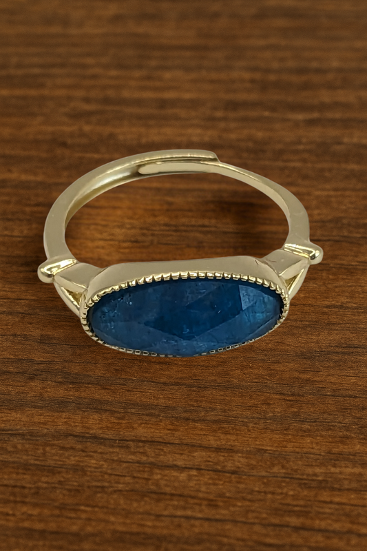 Bague Ovale en Apatite
