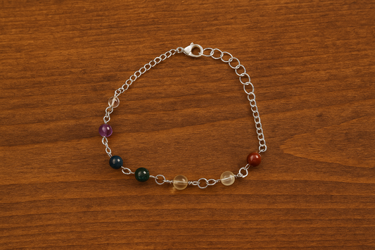 Bracelet chainette 7 Chakras