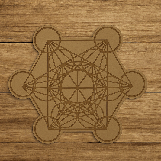 Plaque Bois Métatron