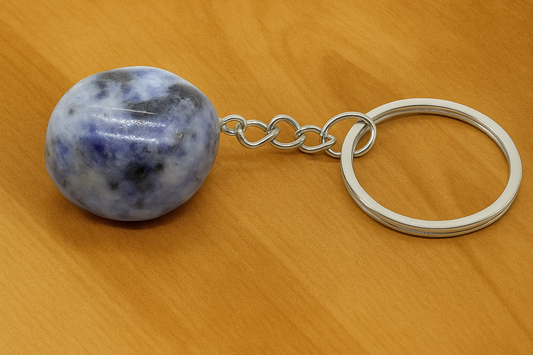 Porte clé en Sodalite