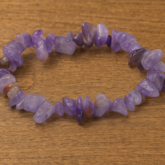 Bracelet Baroque Améthyste 'A