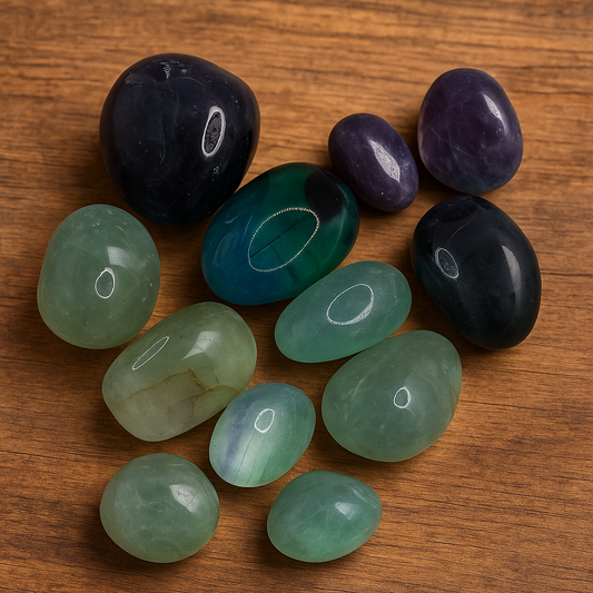 Pierre roulée Fluorite Multicolore ‘A’