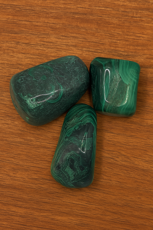 Pierre roulée Malachite ‘A’