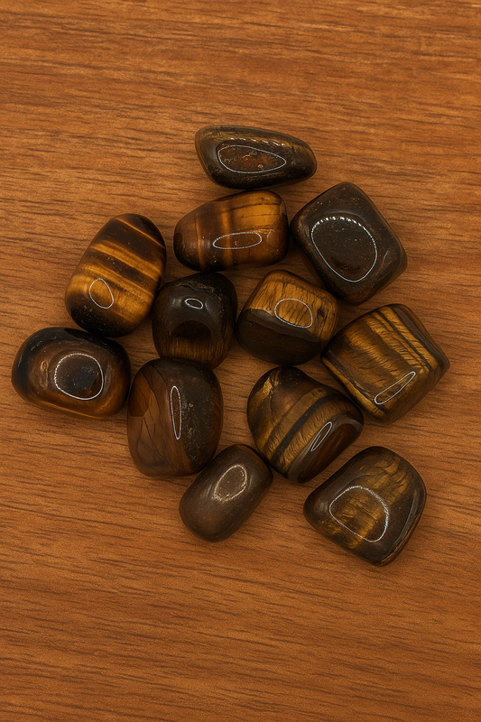 Pierre roulée Œil de Tigre ‘AB’